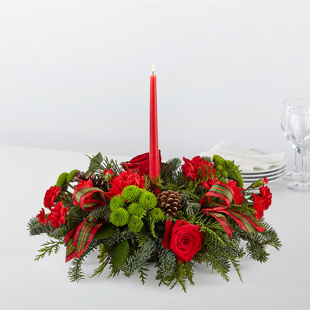 By the Candlelight Centerpiece – Petite Flower Shop, San Antonio TX