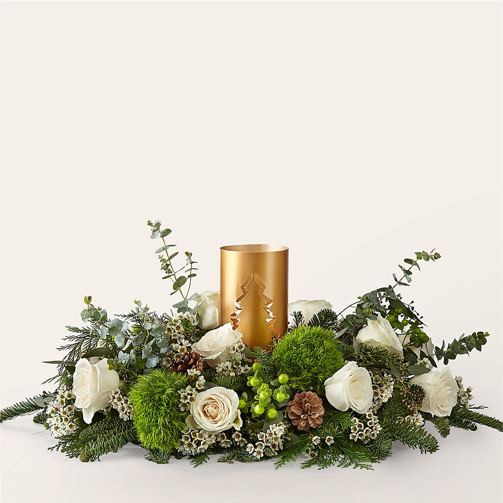 Chestnuts Roasting Centerpiece – Petite Flower Shop, San Antonio TX