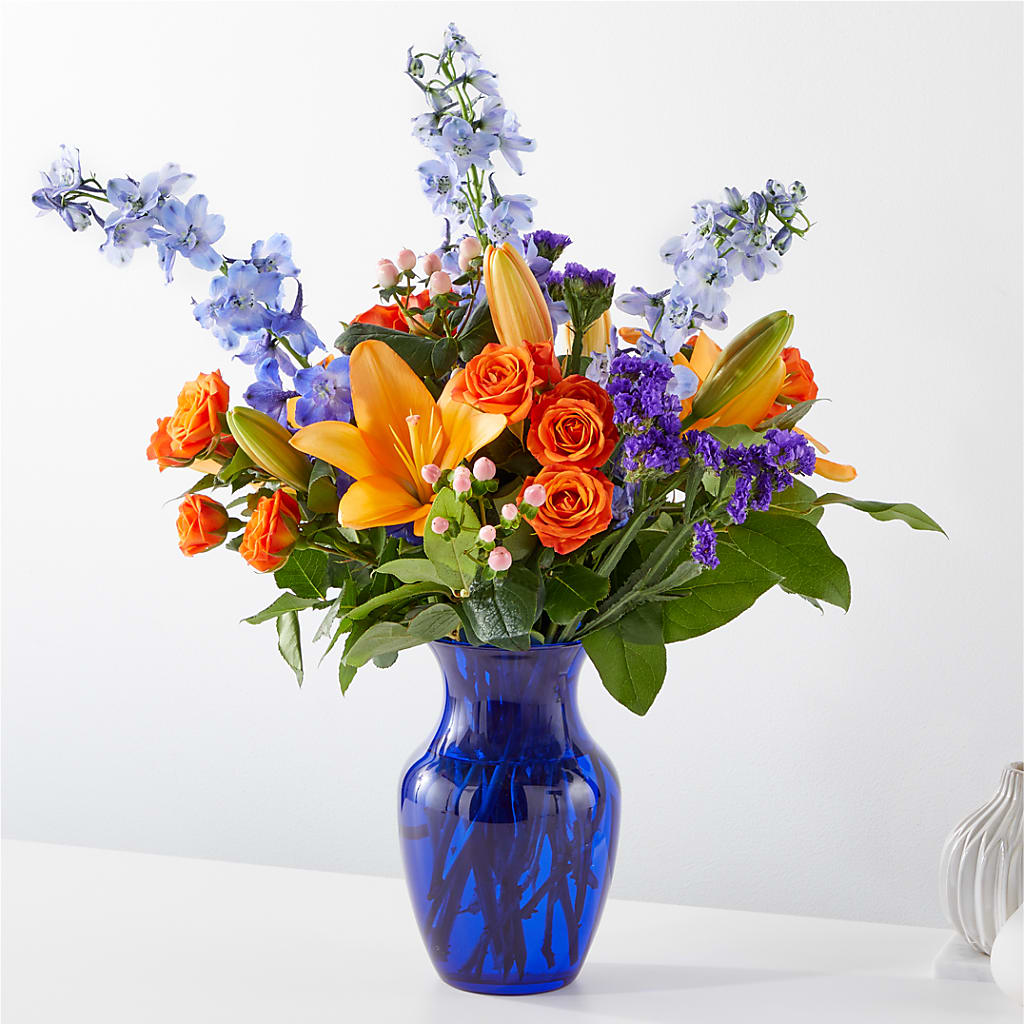 Radiant Citrus Bouquet – Petite Flower Shop, San Antonio TX
