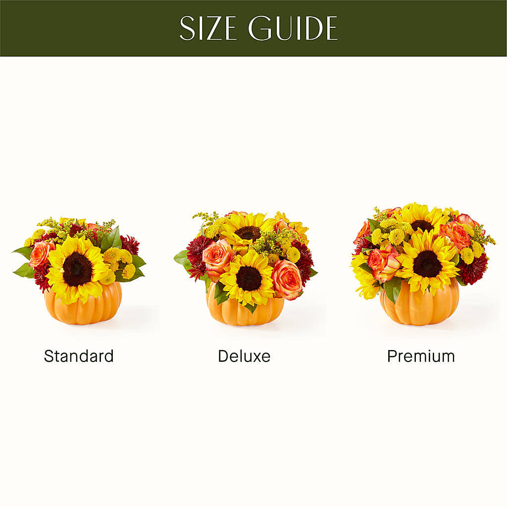 Golden Gourd Pumpkin Bouquet – Petite Flower Shop, San Antonio TX