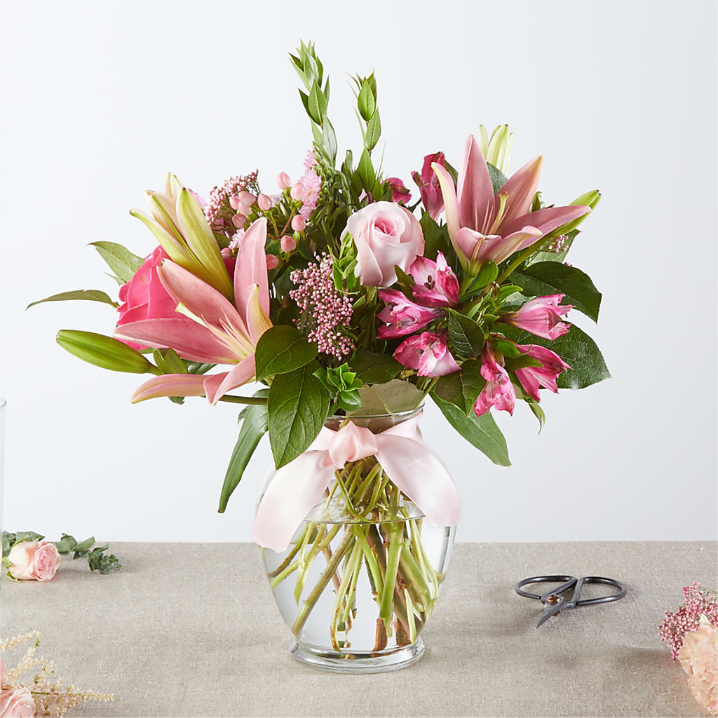 Pink Ribbon - A Florist Original – Petite Flower Shop, San Antonio TX