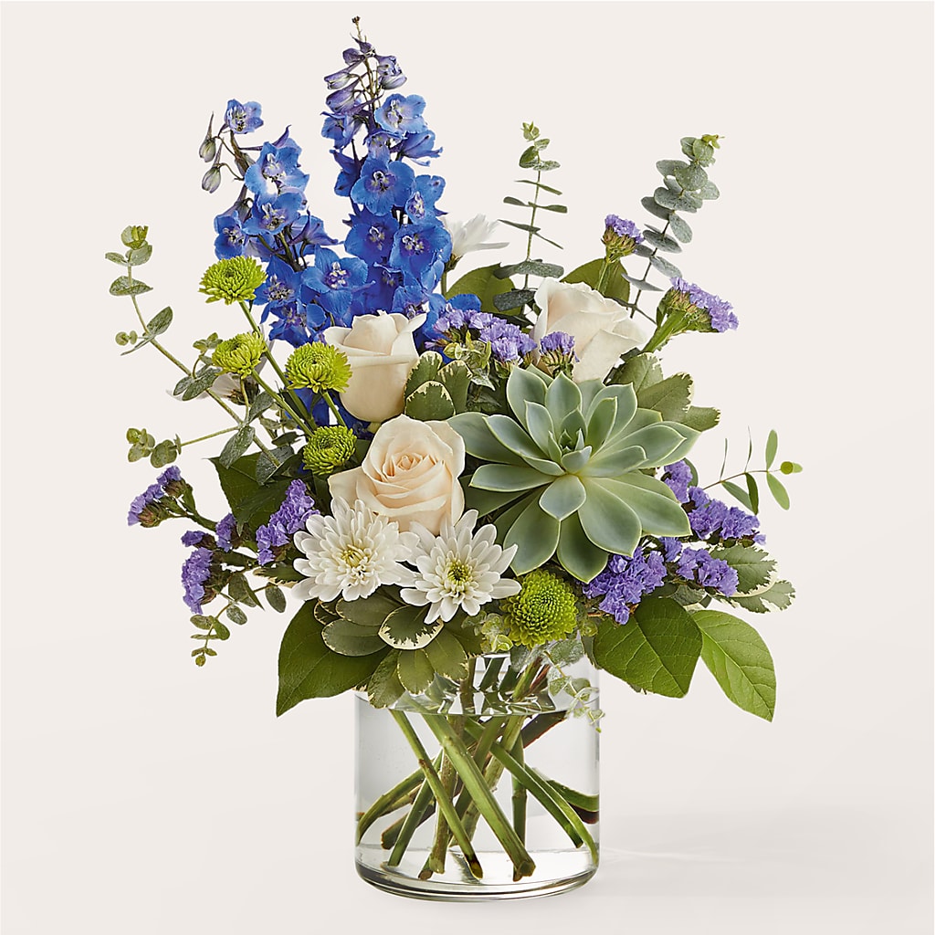 Cerulean Waves Bouquet – Petite Flower Shop, San Antonio TX