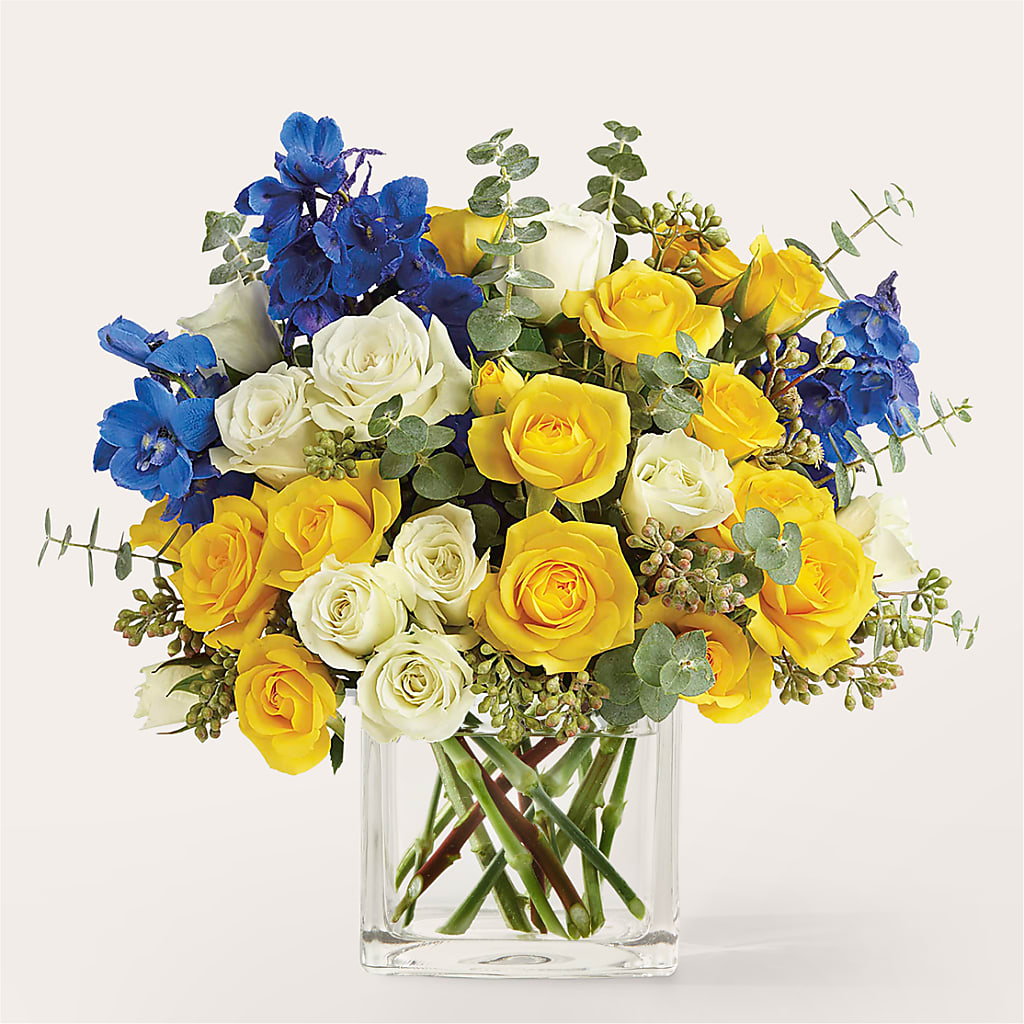 Sparkling Citrine Bouquet – Petite Flower Shop, San Antonio TX