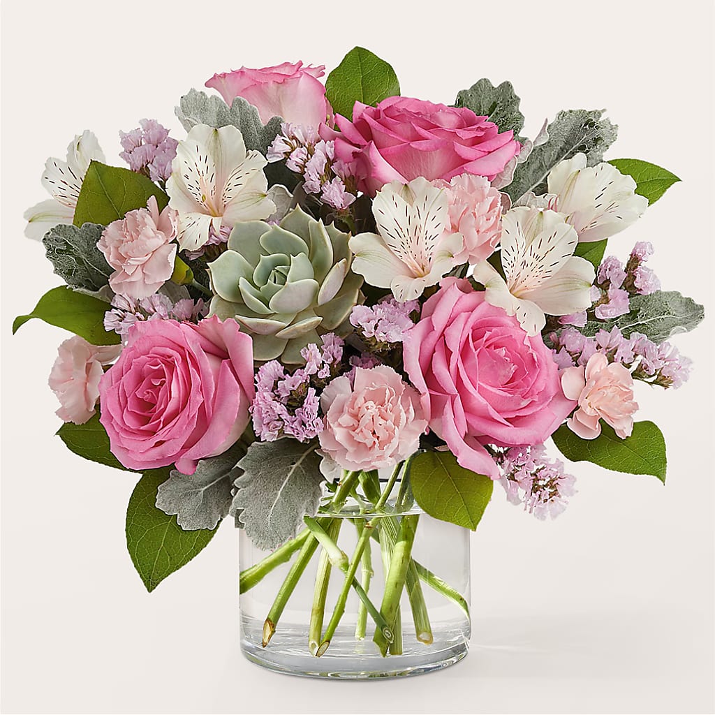 Dusty Rose Bouquet – Petite Flower Shop, San Antonio TX