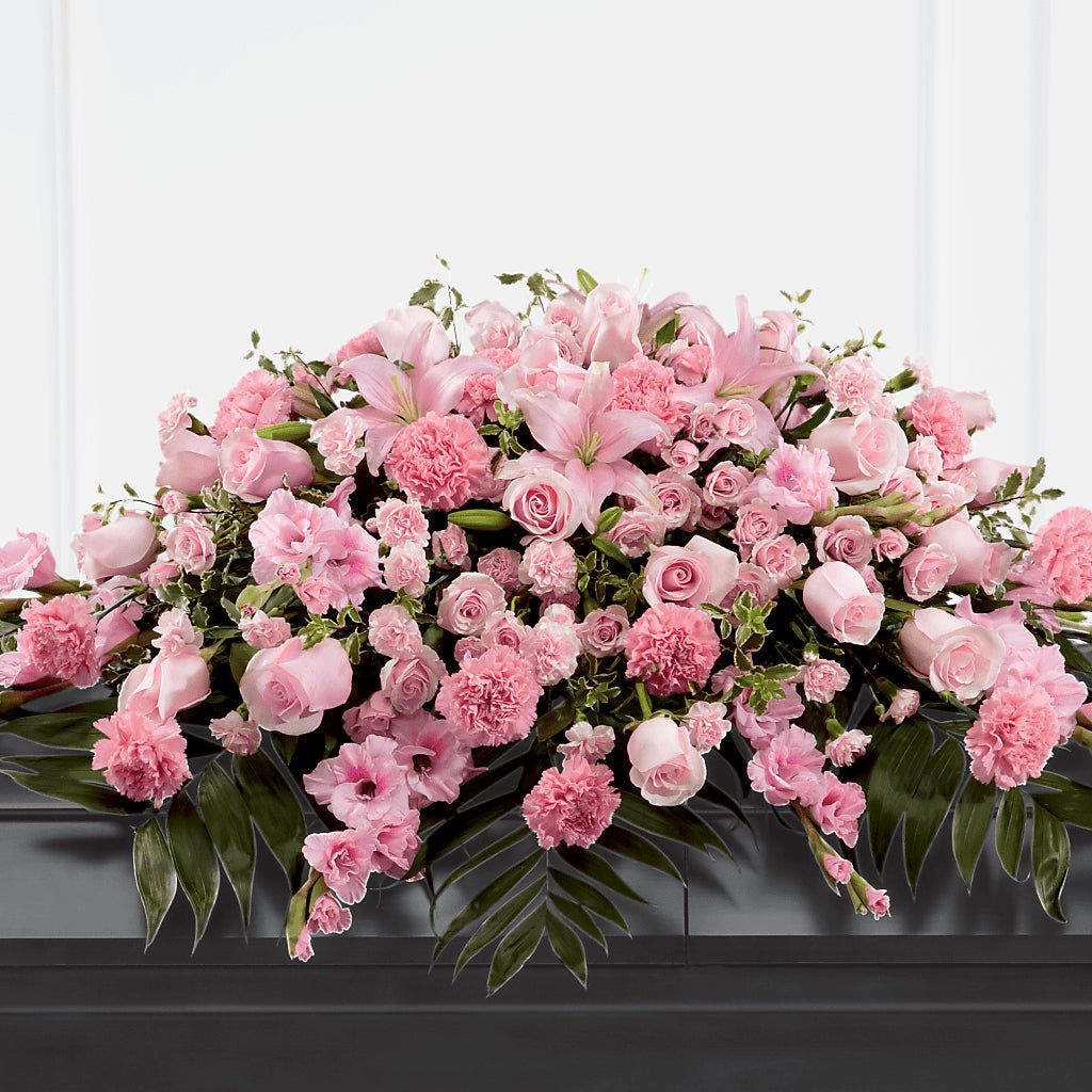 Garden of Comfort Casket Spray (Standard) – Petite Flower Shop, San Antonio TX