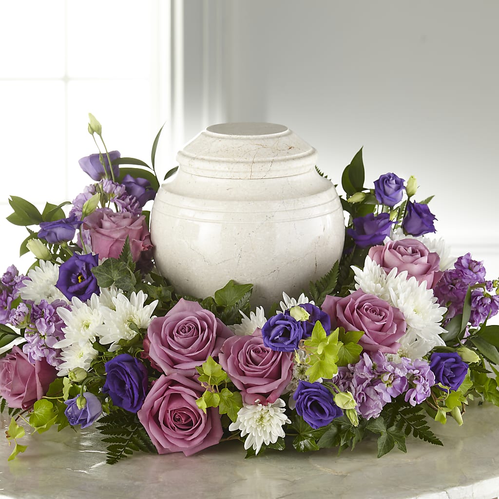 Blooming Sympathy Cremation Adornment – Petite Flower Shop, San Antonio TX