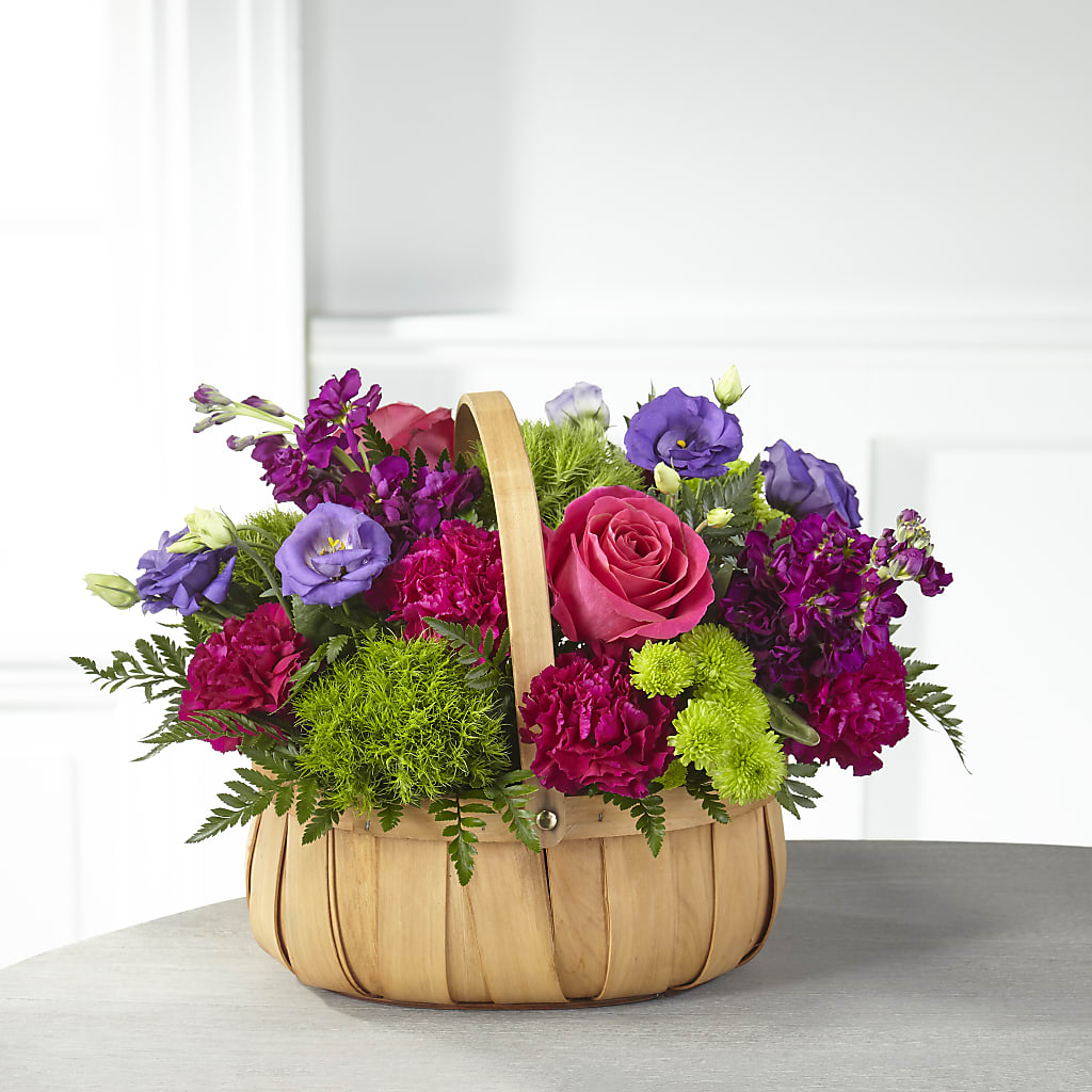 Serene Sanctuary Basket – Petite Flower Shop, San Antonio TX