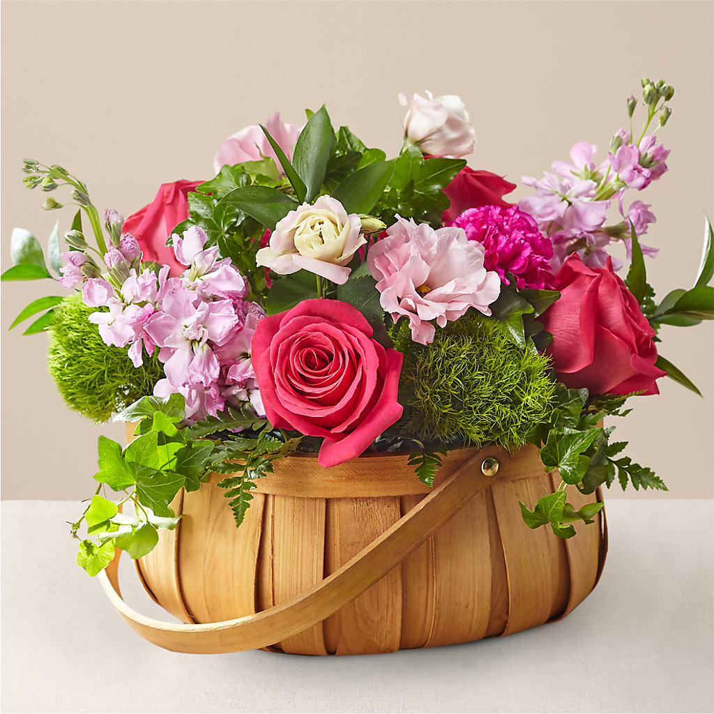 Radiance in Bloom Basket – Petite Flower Shop, San Antonio TX