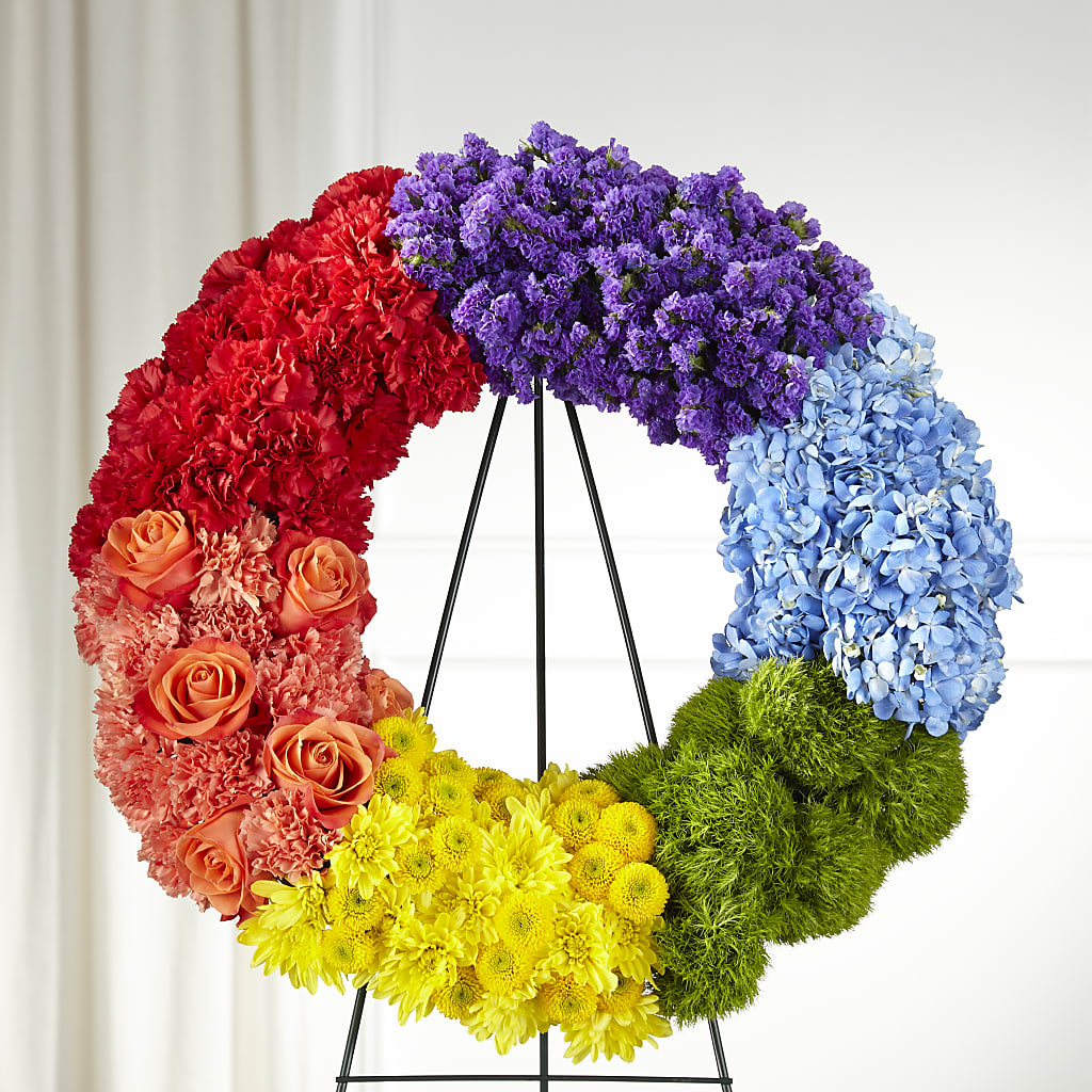 Circle of Love Wreath – Petite Flower Shop, San Antonio TX