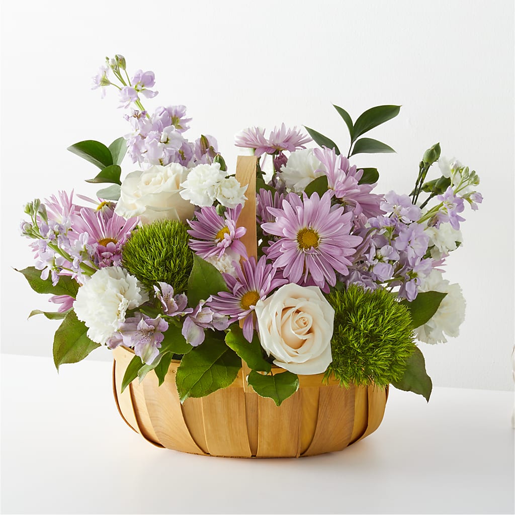 Peace & Love Basket – Petite Flower Shop, San Antonio TX