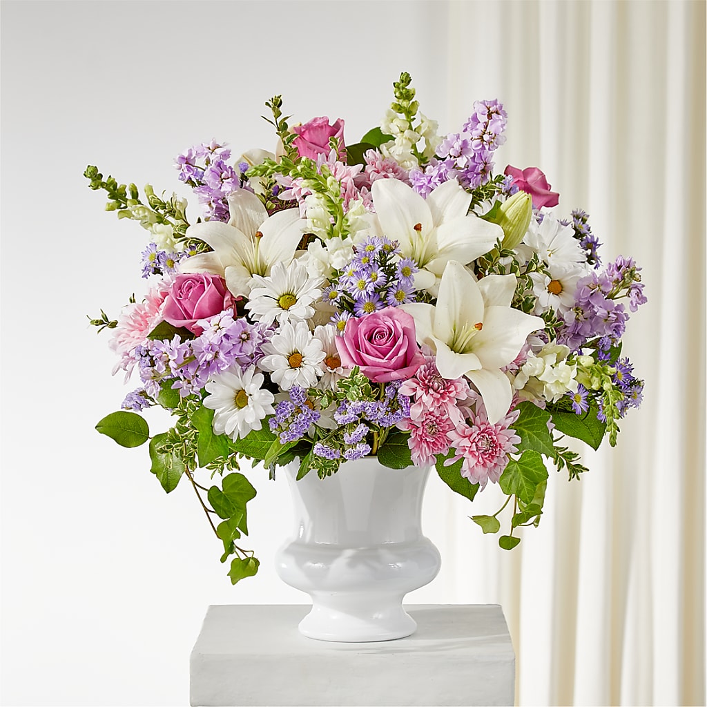 Remarkable Life Urn Arrangement – Petite Flower Shop, San Antonio TX