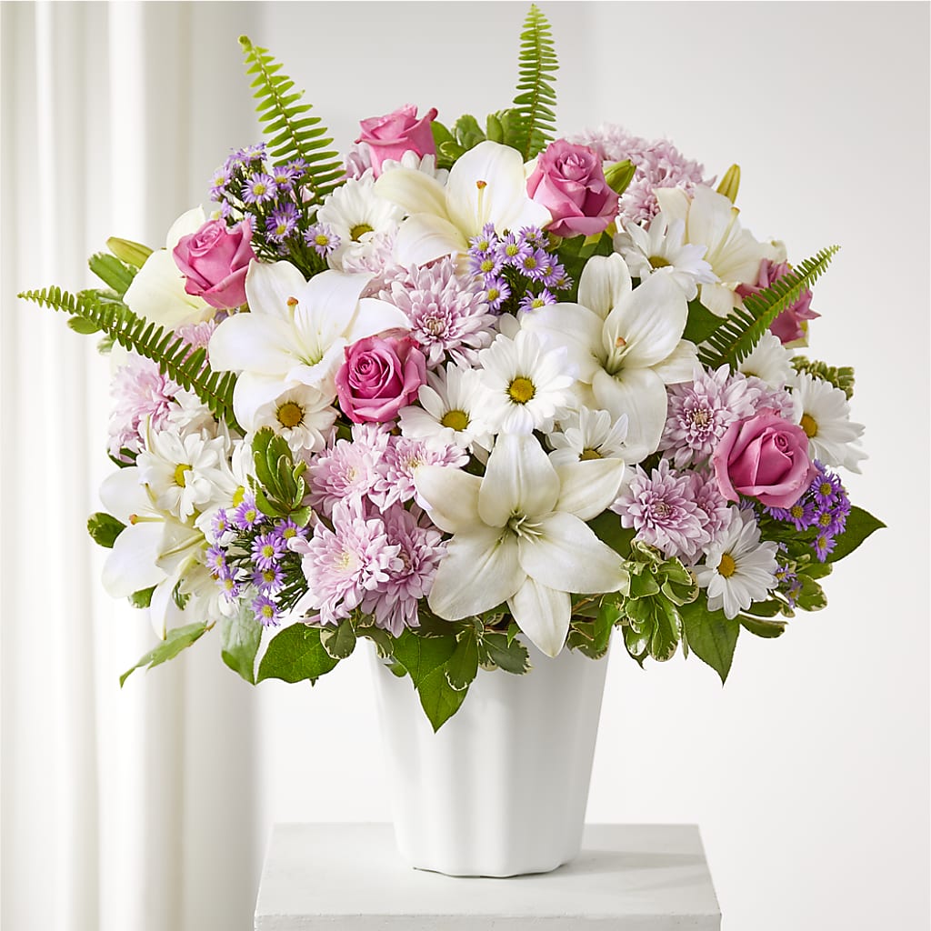 Warmest Thoughts Tabletop Basket – Petite Flower Shop, San Antonio TX