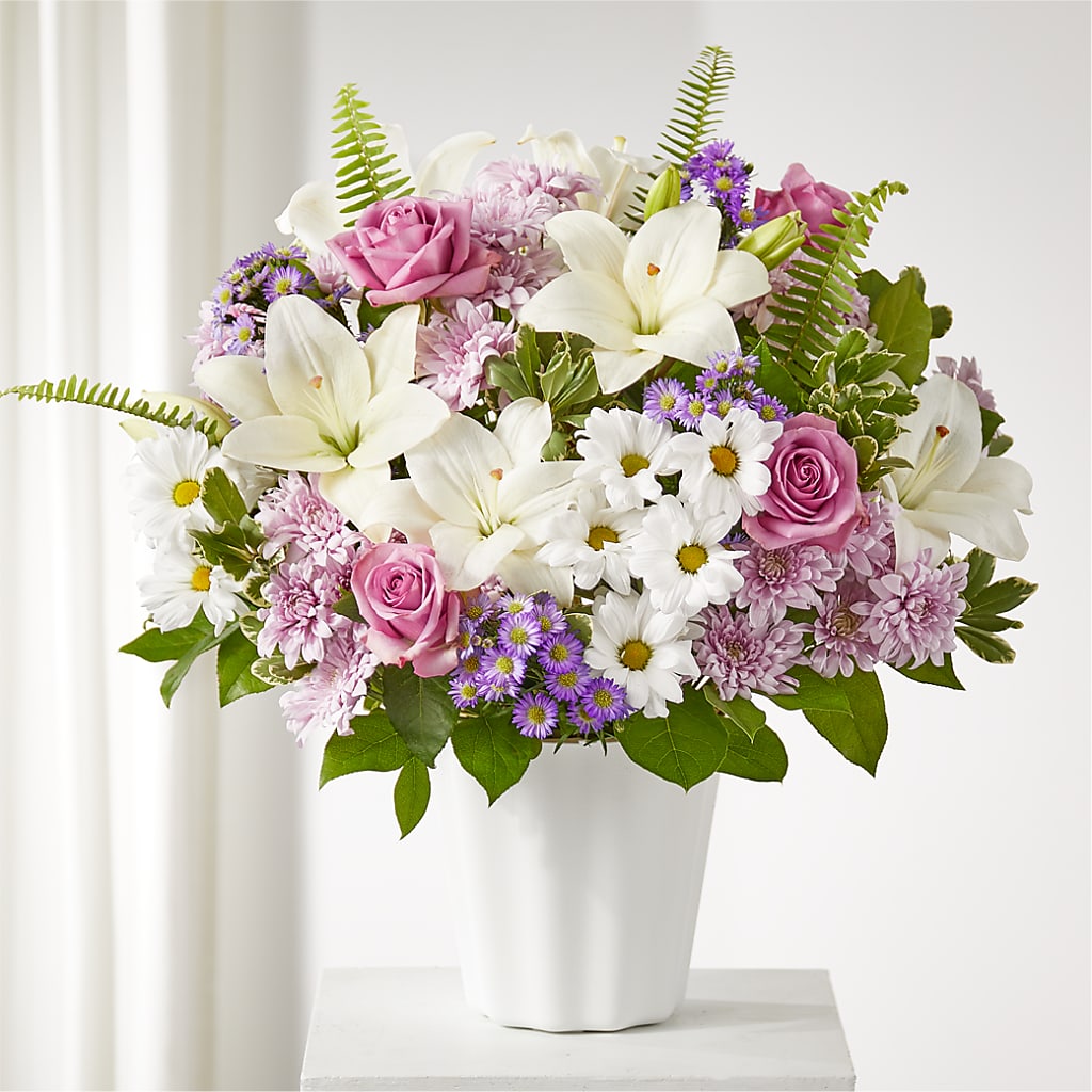 Warmest Thoughts Tabletop Basket – Petite Flower Shop, San Antonio TX