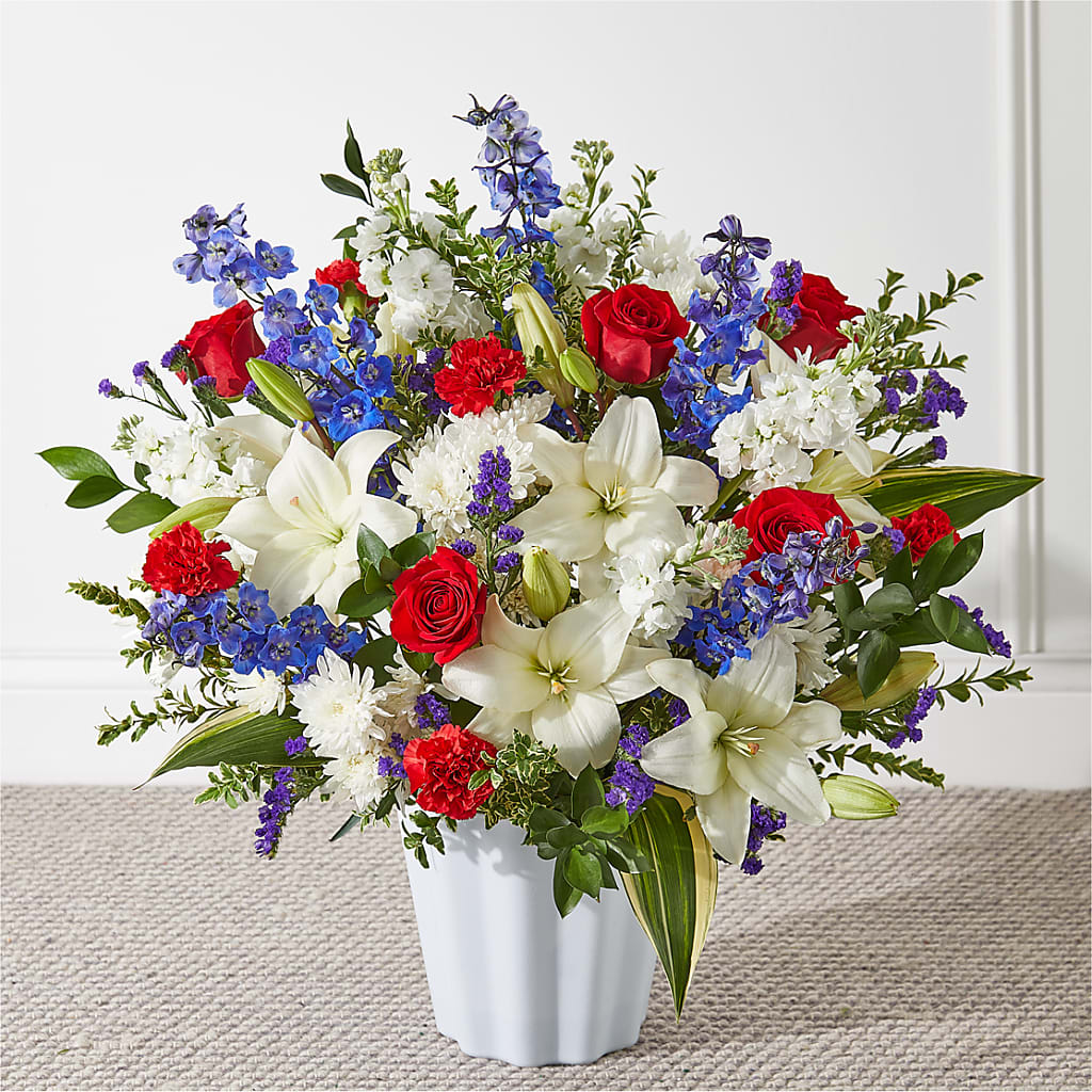 Consoled Floor Basket – Petite Flower Shop, San Antonio TX