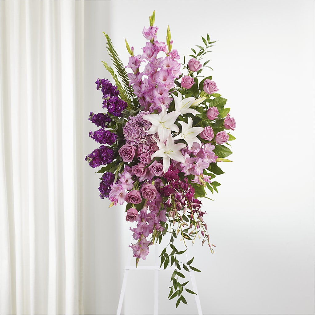 Never Alone Standing Spray – Petite Flower Shop, San Antonio TX