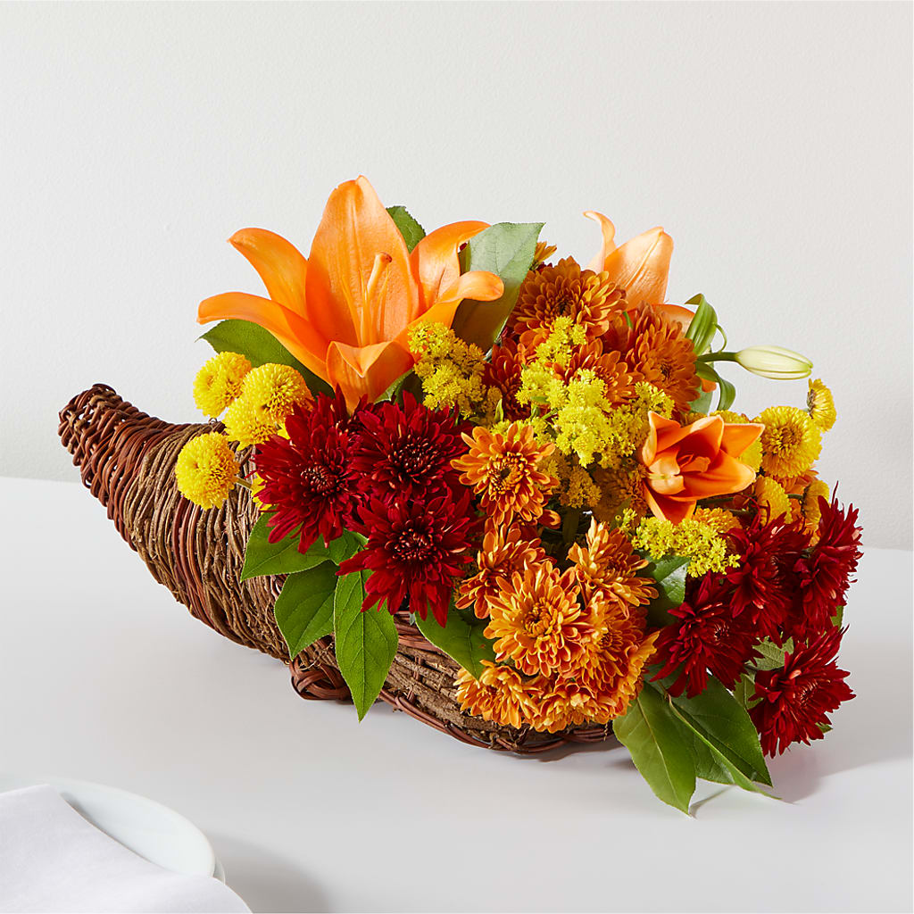 Bouquet of Blessings Cornucopia – Petite Flower Shop, San Antonio TX