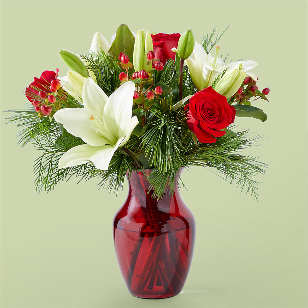 Evergreen Delight Bouquet – Petite Flower Shop, San Antonio TX