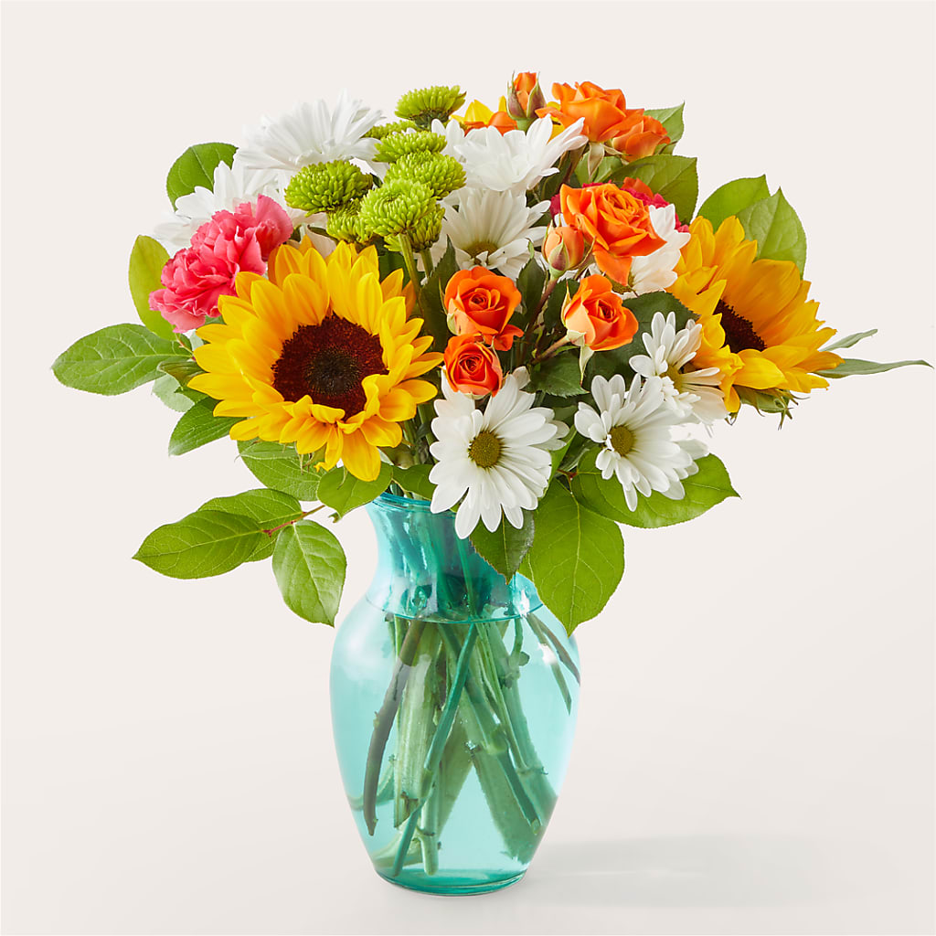 Sun-drenched Blooms Bouquet – Petite Flower Shop, San Antonio TX