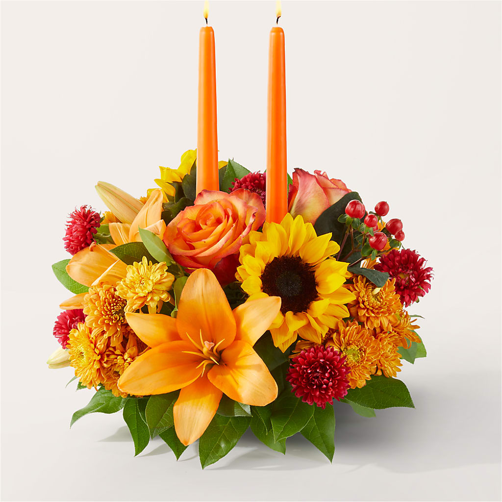 Grateful Centerpiece – Petite Flower Shop, San Antonio TX