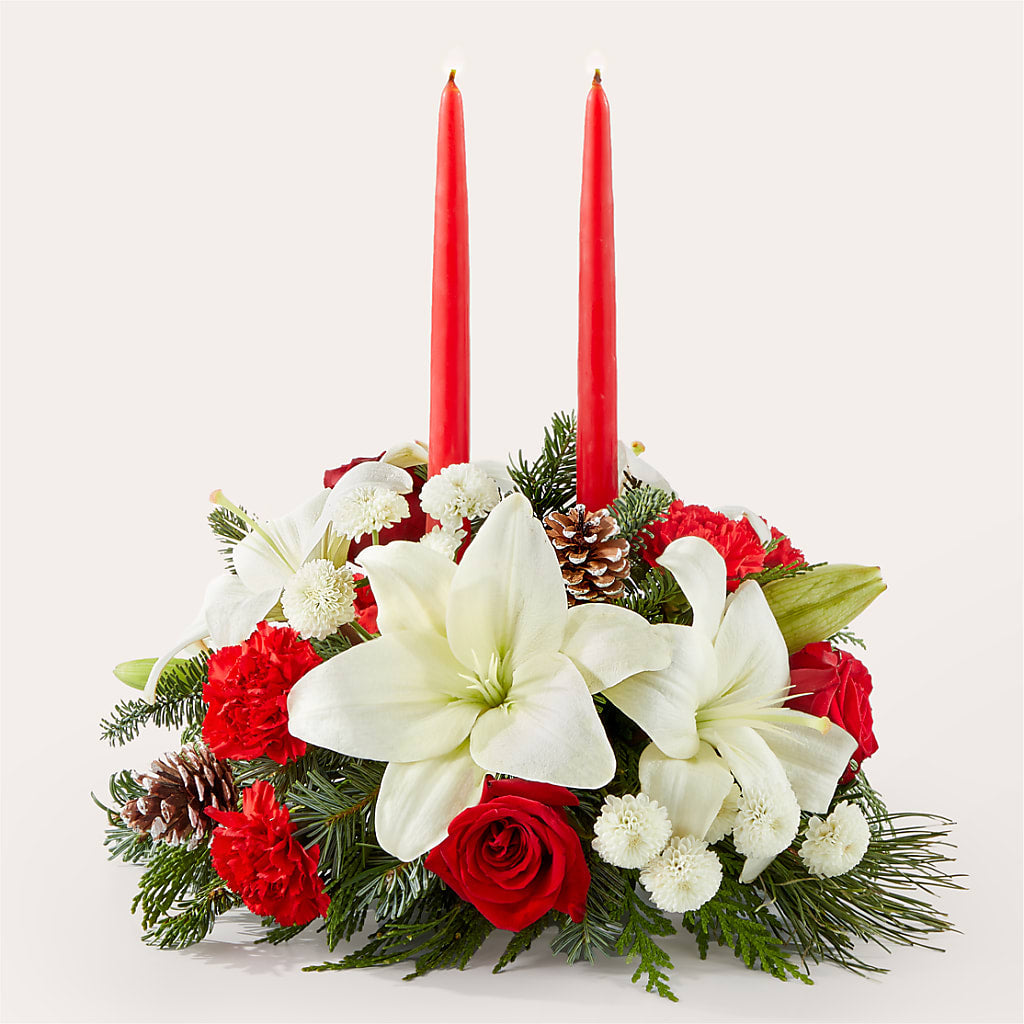 Seasonal Festivities Centerpiece – Petite Flower Shop, San Antonio TX