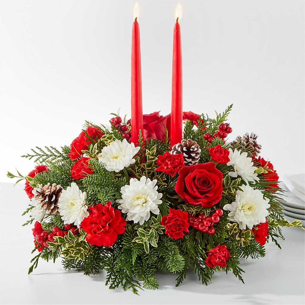 Holiday Soiree Centerpiece – Petite Flower Shop, San Antonio TX