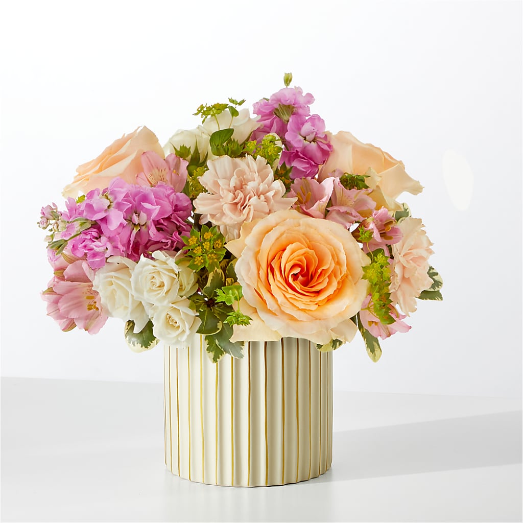 Paradise Bouquet with Ivory Vase – Petite Flower Shop, San Antonio TX