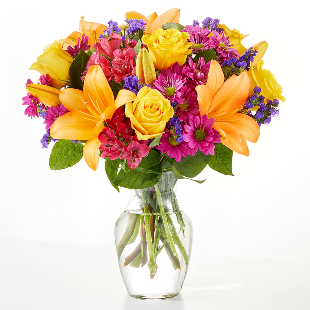Colorful Visions Bouquet – Petite Flower Shop, San Antonio TX