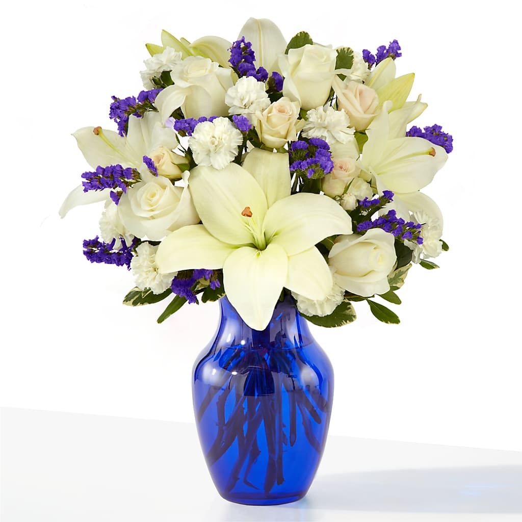 Sapphire Rush Bouquet – Petite Flower Shop, San Antonio TX