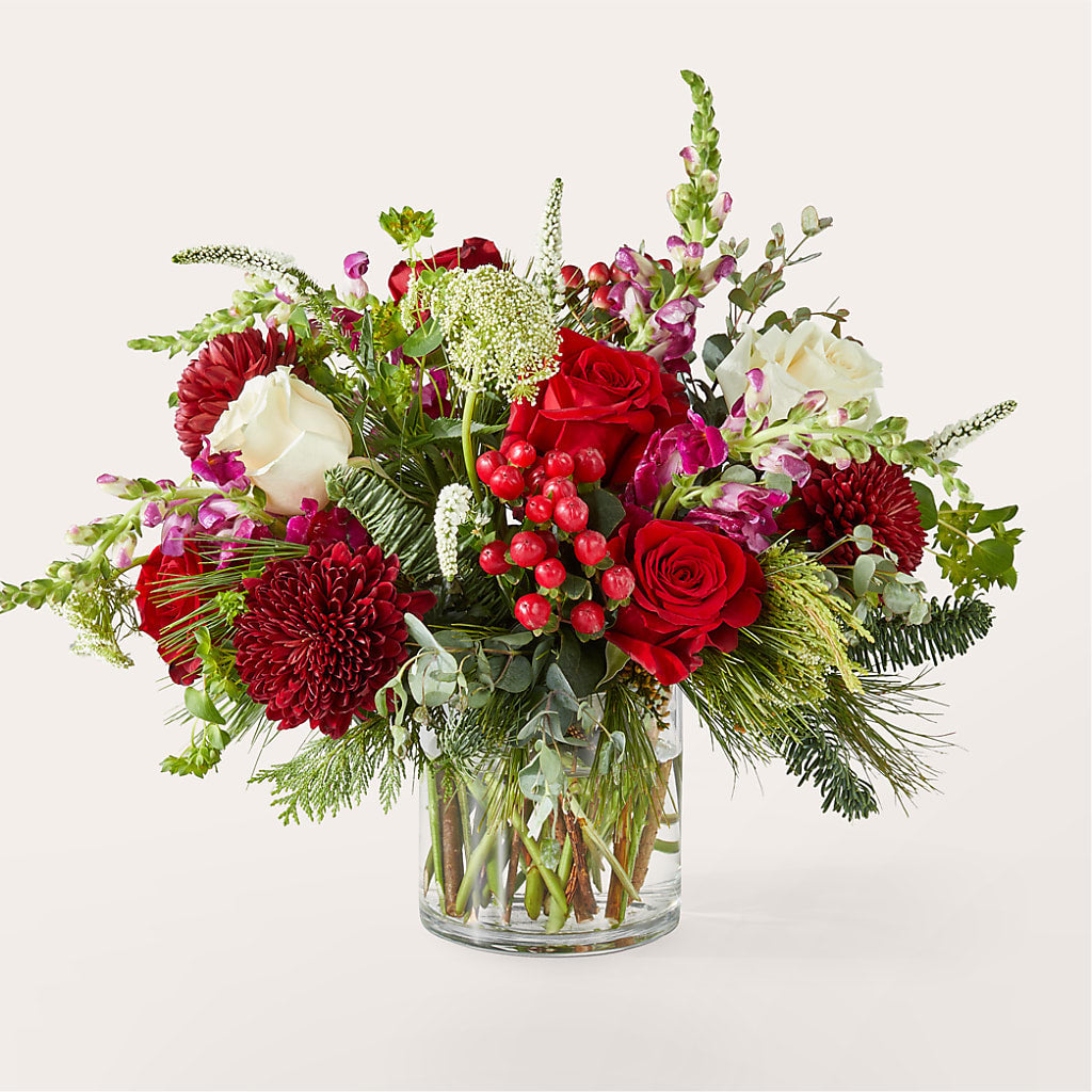 Cranberry Fizz Bouquet – Petite Flower Shop, San Antonio TX