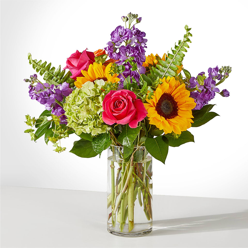Vibrant Greetings Bouquet – Petite Flower Shop, San Antonio TX