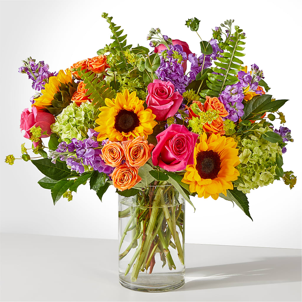 Vibrant Greetings Bouquet – Petite Flower Shop, San Antonio TX