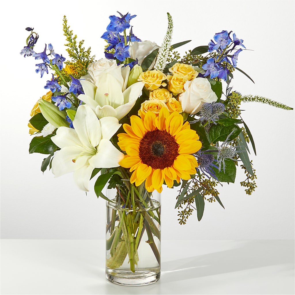 Wonderfully Sunny Bouquet – Petite Flower Shop, San Antonio TX