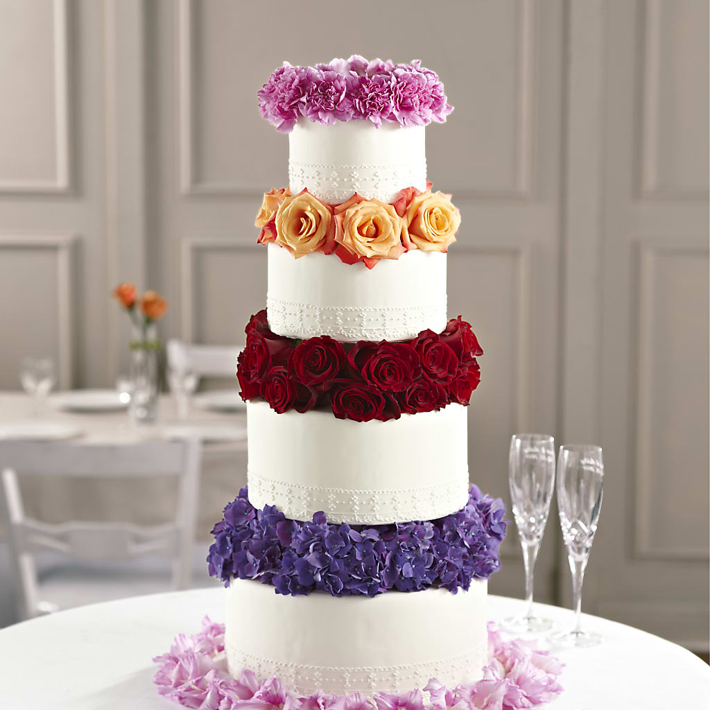 Infinite Love Cake Décor – Petite Flower Shop, San Antonio TX