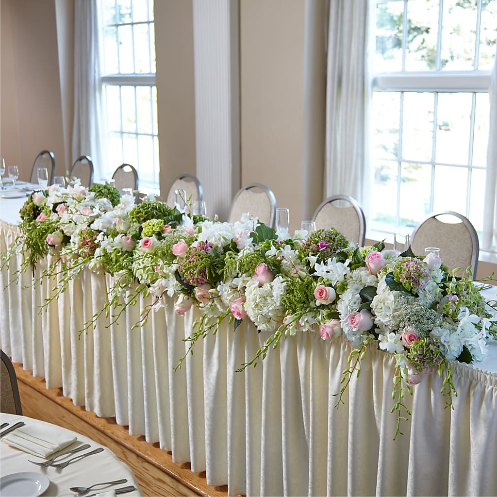 State of Joy Head Table Arrangement – Petite Flower Shop, San Antonio TX