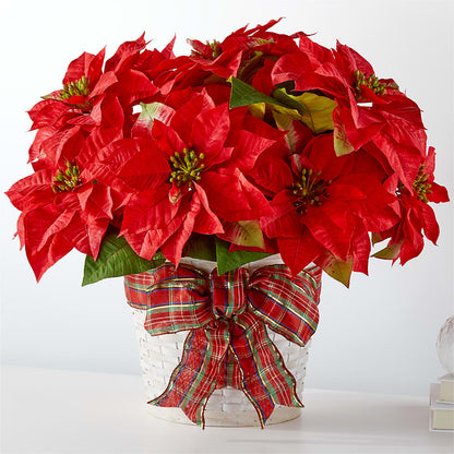 Happiest Holidays Poinsettia –  Petite Flower Shop, San Antonio TX