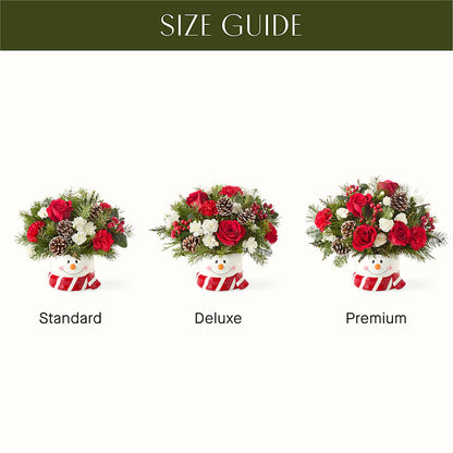 Jolly Snowman Bouquet –  Petite Flower Shop, San Antonio TX