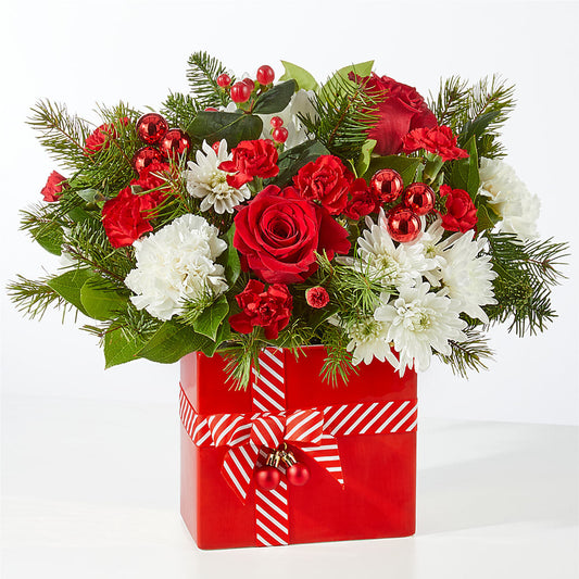 Presents Under the Tree Bouquet –  Petite Flower Shop, San Antonio TX
