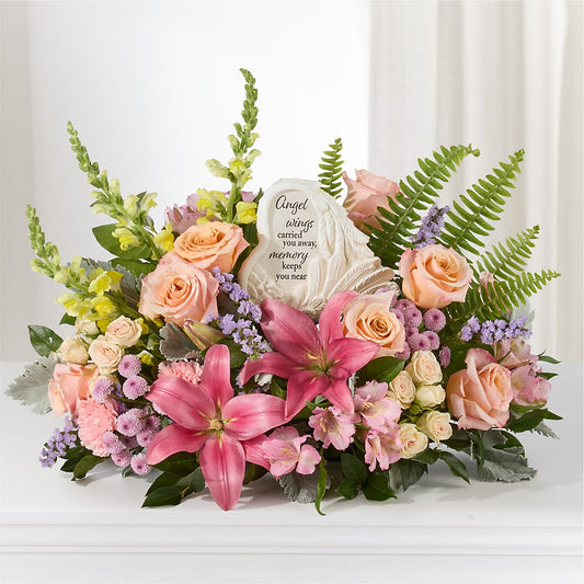 Gentle Light Arrangement –  Petite Flower Shop, San Antonio TX