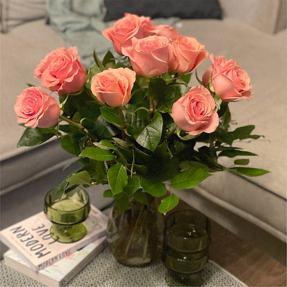 Long Stem Pink Rose Bouquet –  Petite Flower Shop, San Antonio TX
