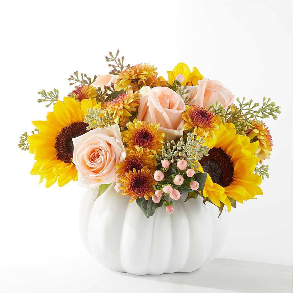 Pumpkin to Talk About Bouquet –  Petite Flower Shop, San Antonio TX