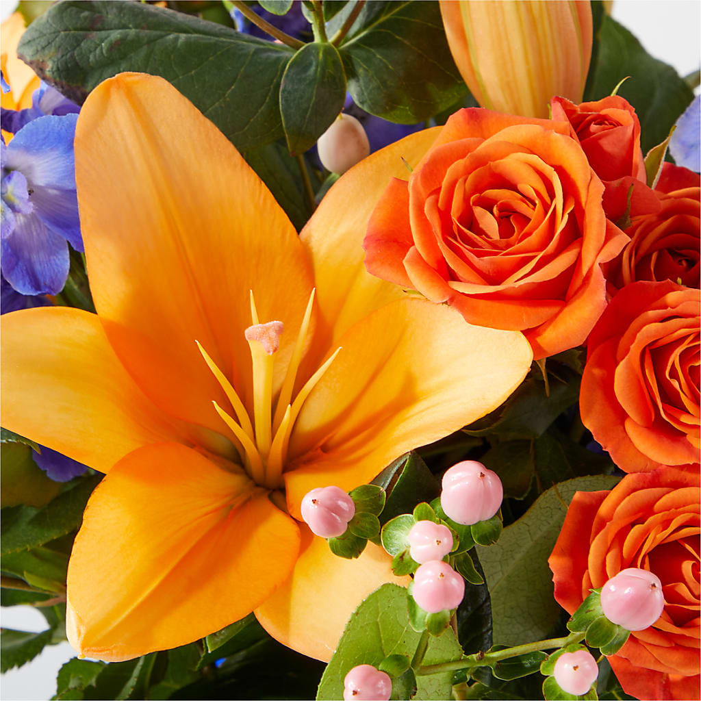 Radiant Citrus Bouquet –  Petite Flower Shop, San Antonio TX