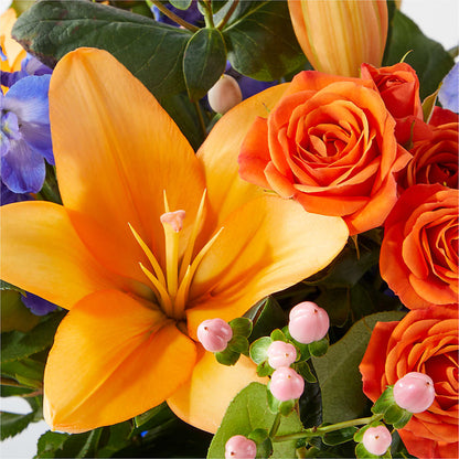 Radiant Citrus Bouquet –  Petite Flower Shop, San Antonio TX