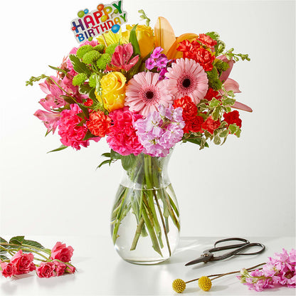 Cue the Confetti - A Florist Original –  Petite Flower Shop, San Antonio TX