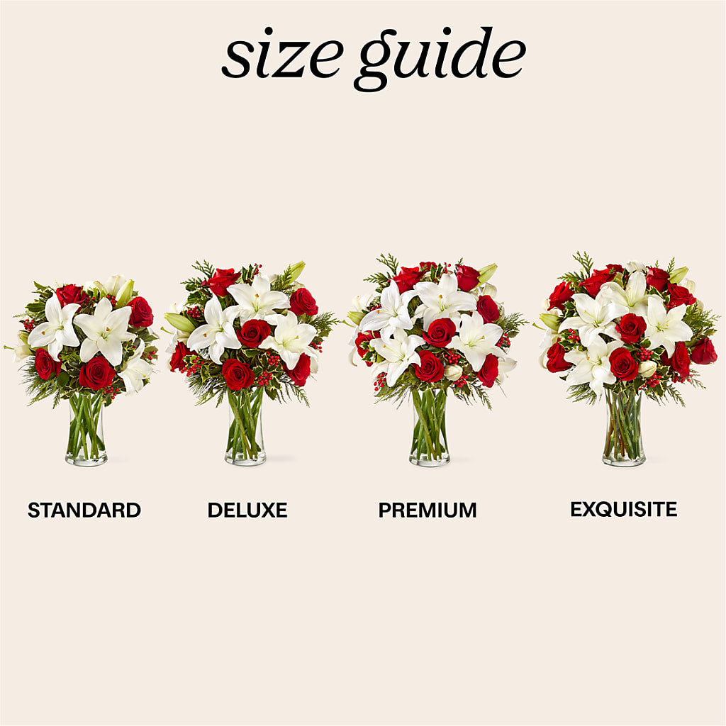 Sparkling Snowflakes Bouquet –  Petite Flower Shop, San Antonio TX