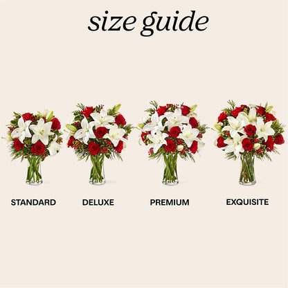 Sparkling Snowflakes Bouquet –  Petite Flower Shop, San Antonio TX