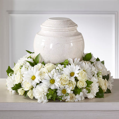 Ivory Gardens Cremation Adornment –  Petite Flower Shop, San Antonio TX