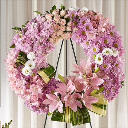 Gift of Warmth Wreath –  Petite Flower Shop, San Antonio TX