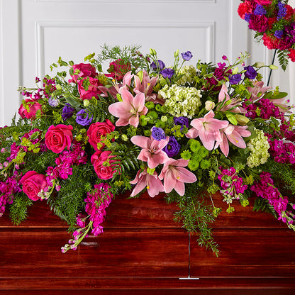 Radiant Tribute Casket Spray –  Petite Flower Shop, San Antonio TX
