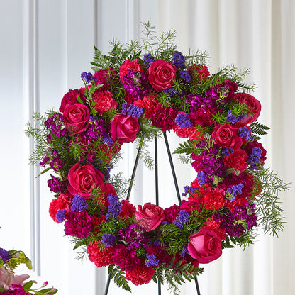 Calming Colors Wreath –  Petite Flower Shop, San Antonio TX