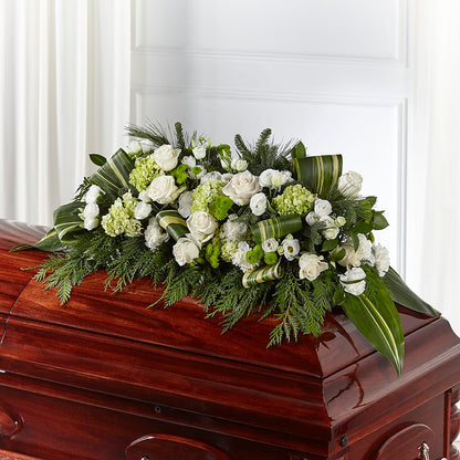 Hopeful Gesture Casket Spray –  Petite Flower Shop, San Antonio TX